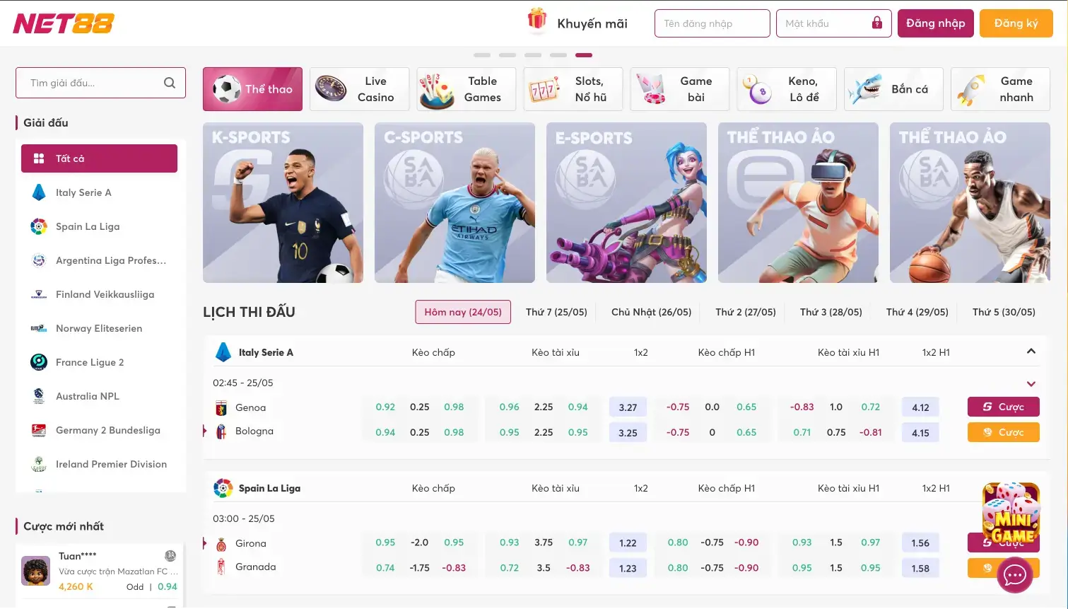NET88 🏆〖XENICAL〗- Đăng Nhập Nhà Cái NET88 COOLKID 24 Cá cược thể thao